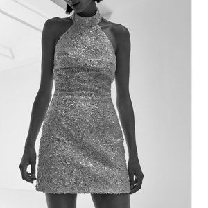 ILA Yuki-halter Neck Backless Dress (XS - White)